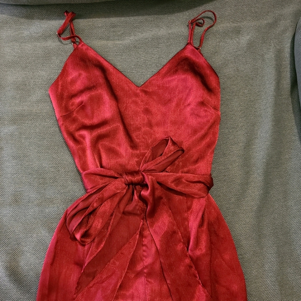 Burgundy jumpsuit - Picture 4 of 5